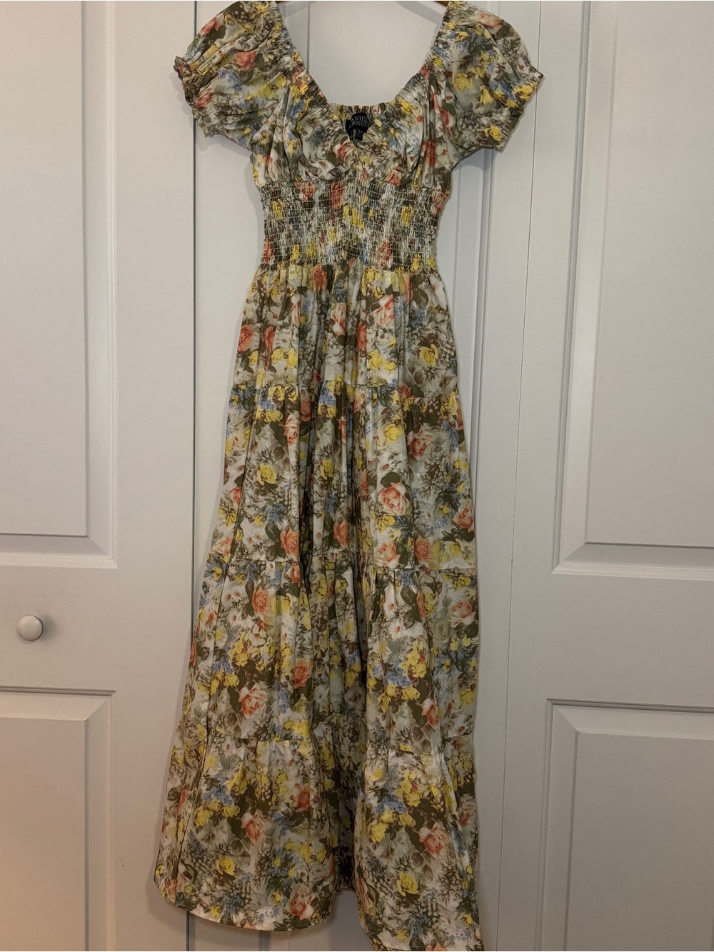 Danielle Bernstein floral maxi dress, size XS